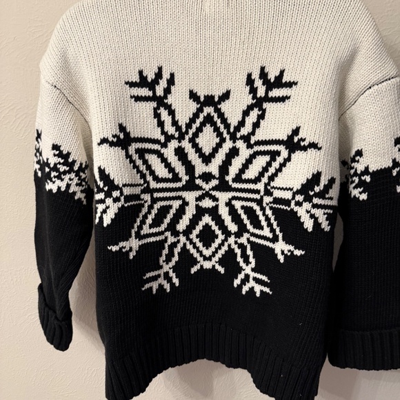 NWT Show Me Your Mumu Stowe Sweater Snowflake size M chunky heavy - Picture 5 of 12